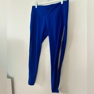 Blue Knockout leggings by Victoria Secret Sport- size L